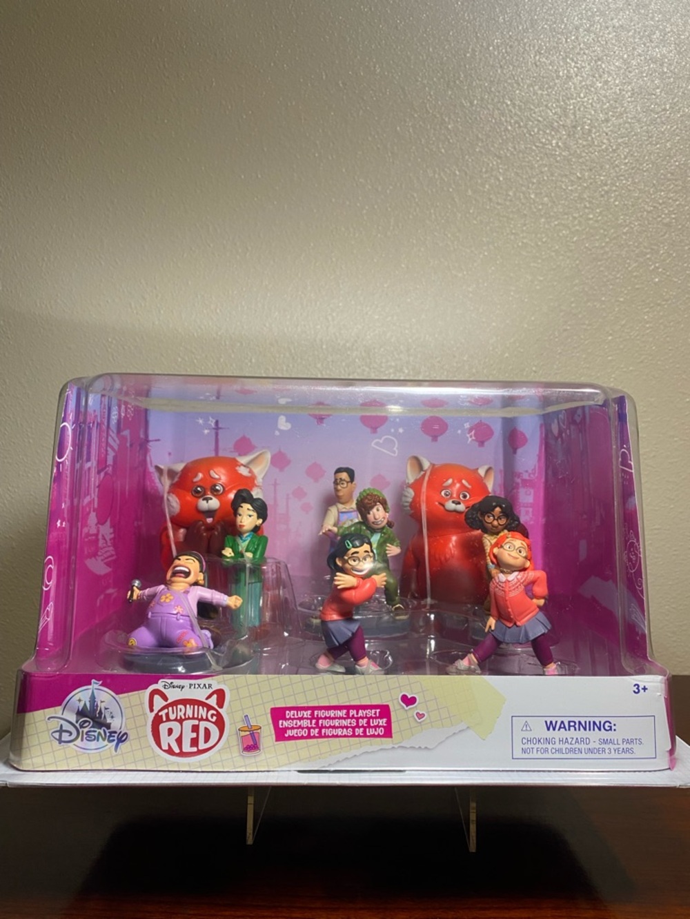 Disney Parks Pixar Turning Red Figure Playset Set Panda Mei Lee NEW
